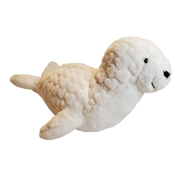 Dan dee Plush Seal White Sea Lion 21" Collectors Choice Stuffed Animal Ocean - Picture 1 of 9
